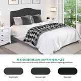 Modern Adjustable Tufted Upholstered Headboard