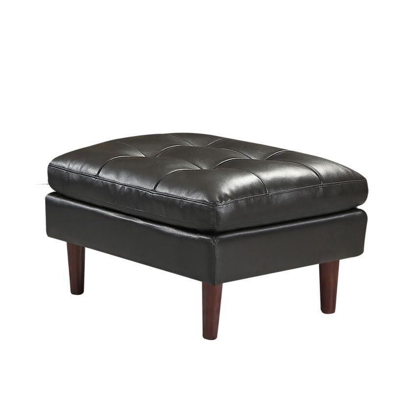 Modern Air Leather and PU Chair and Ottoman for Living Room