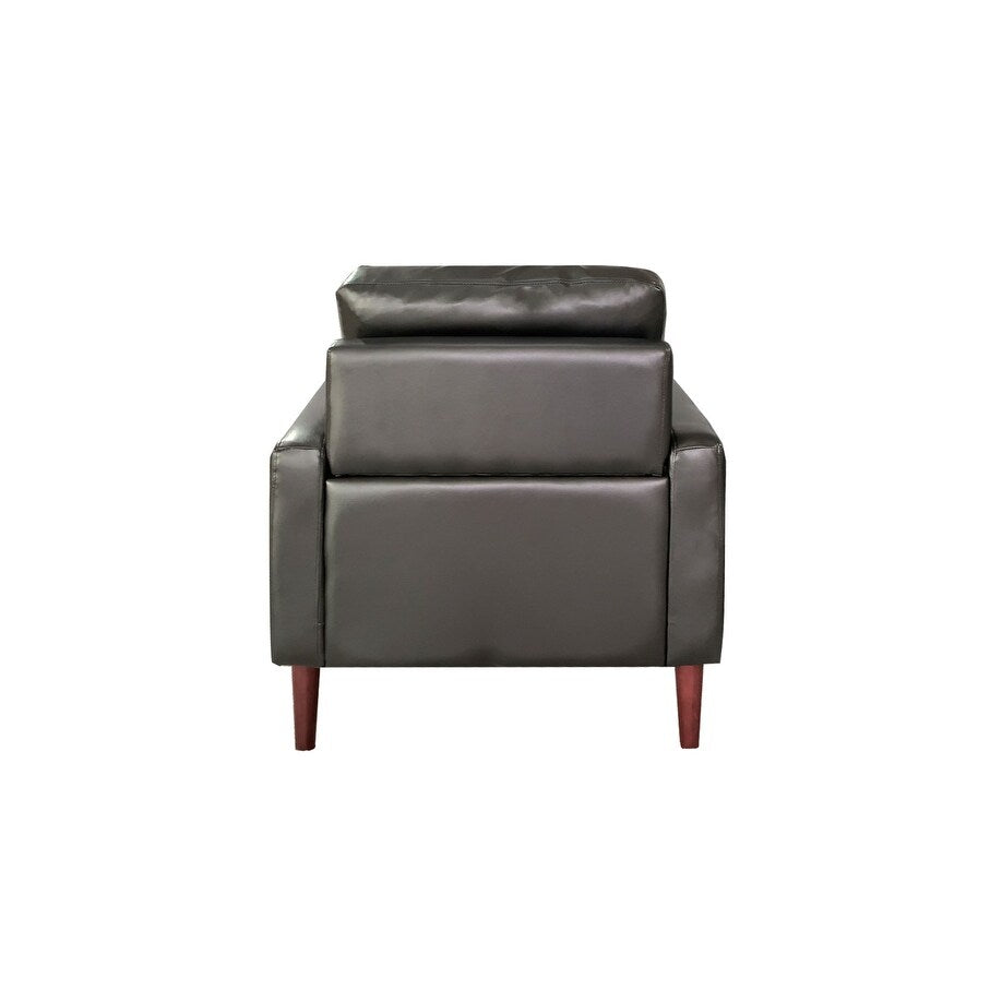 Modern Air Leather and PVC Chair