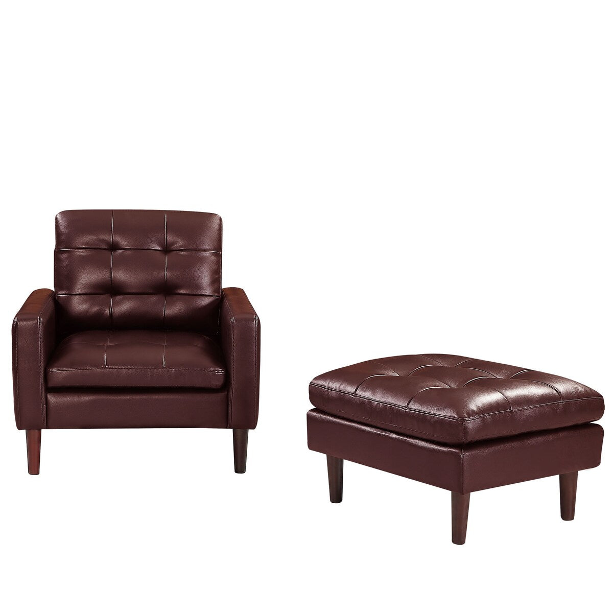 Modern Air Leather and PVC Chair