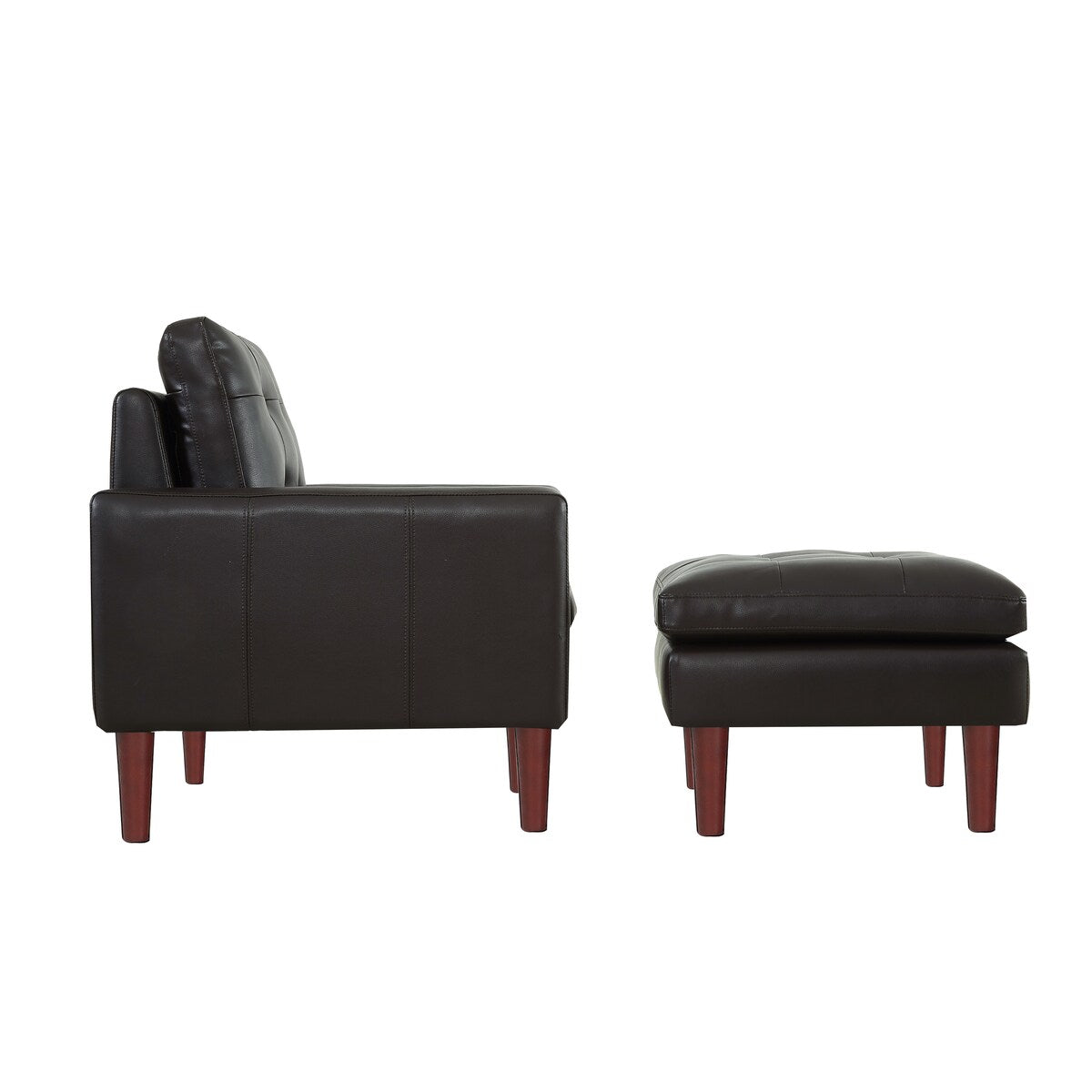 Modern Air Leather and PVC Chair