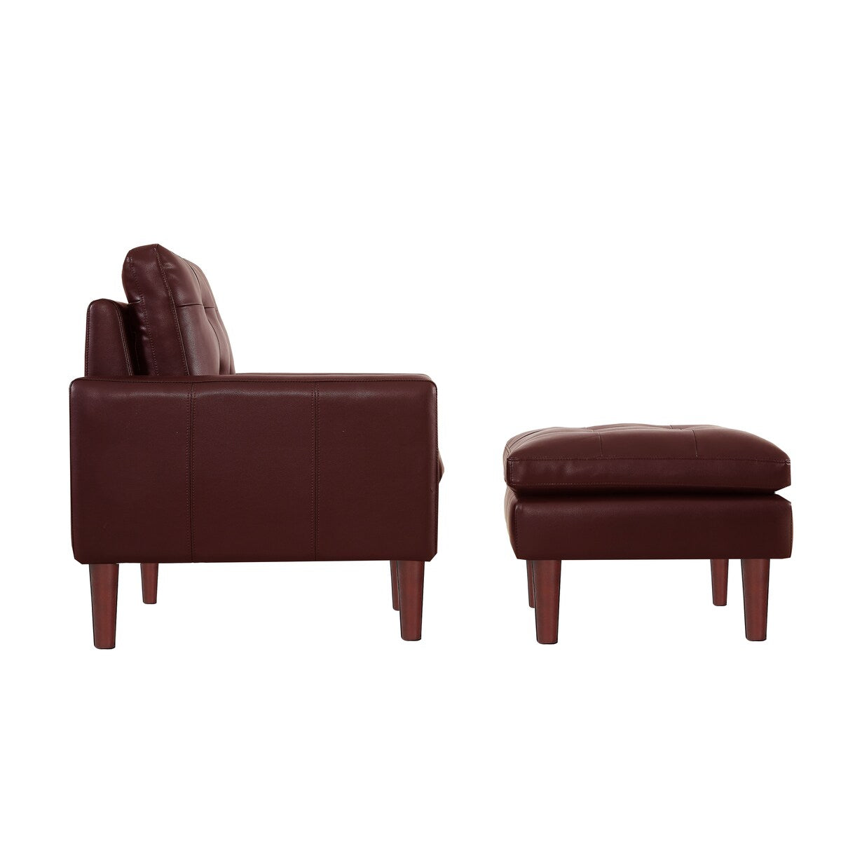 Modern Air Leather and PVC Chair