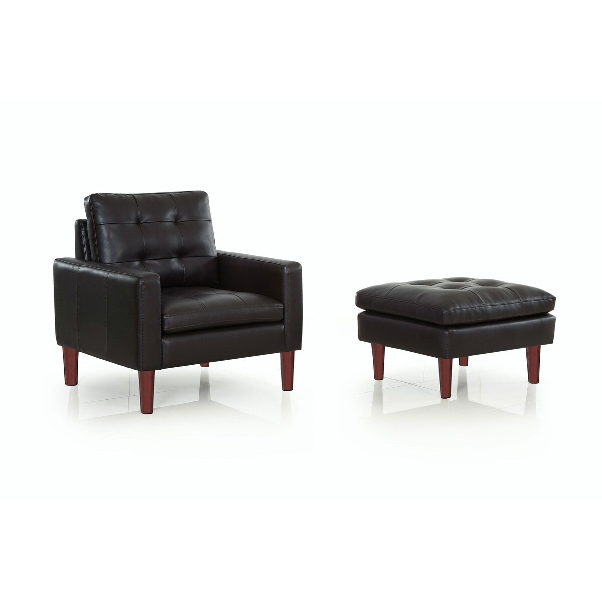 Modern Air Leather and PVC Chair