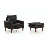 Modern Air Leather and PVC Chair