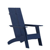 Modern All-Weather Poly Resin Wood Adirondack Chair