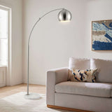 WINGBO Modern Arc Floor Lamp with Rotatable Metal Shade - N/A