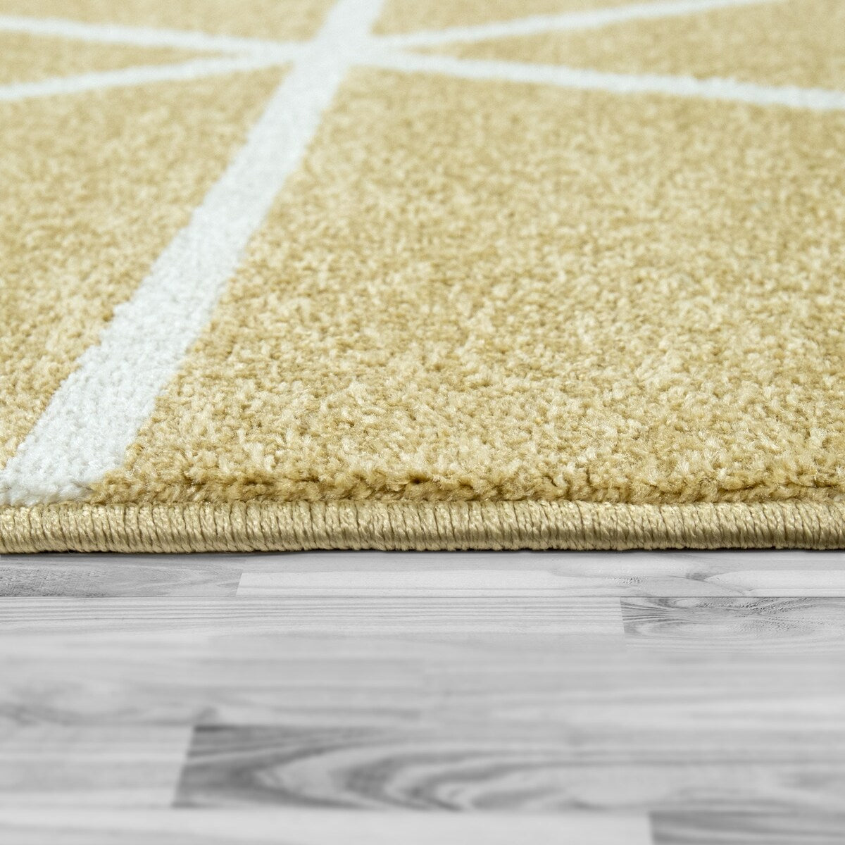 Modern Area Rug for Living Room Geometric Pattern in pastel colors