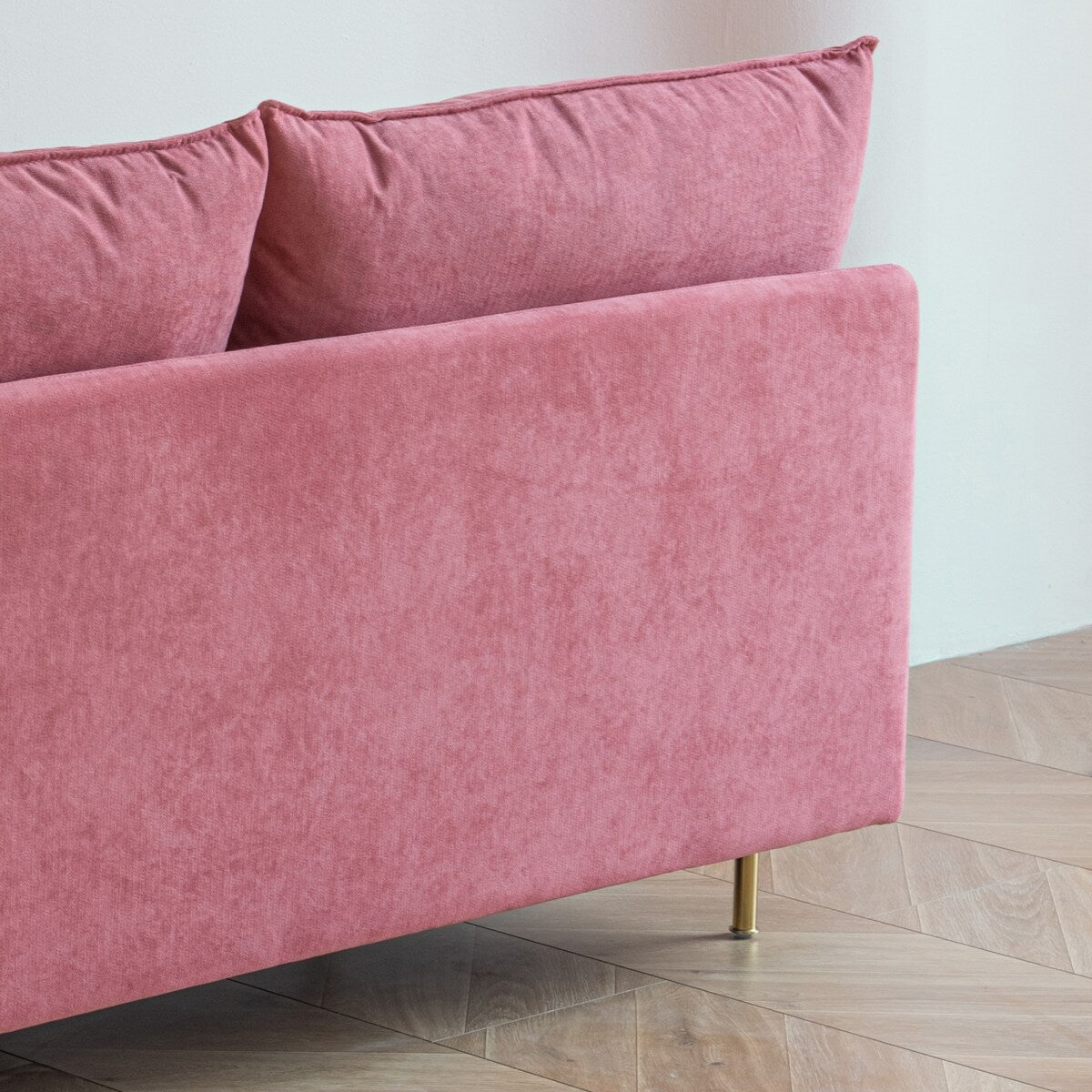 Modern Armless Loveseat - N/A