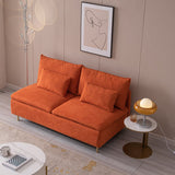 Modern Armless Loveseat - N/A