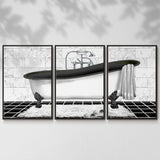 Modern Bath II - Multi Piece Framed Canvas