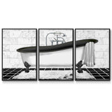 Modern Bath II - Multi Piece Framed Canvas
