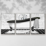 Modern Bath II - Multi Piece Framed Canvas