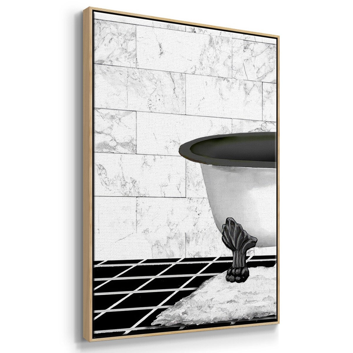 Modern Bath II - Multi Piece Framed Canvas