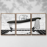 Modern Bath II - Multi Piece Framed Canvas