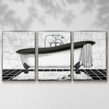 Modern Bath II - Multi Piece Framed Canvas
