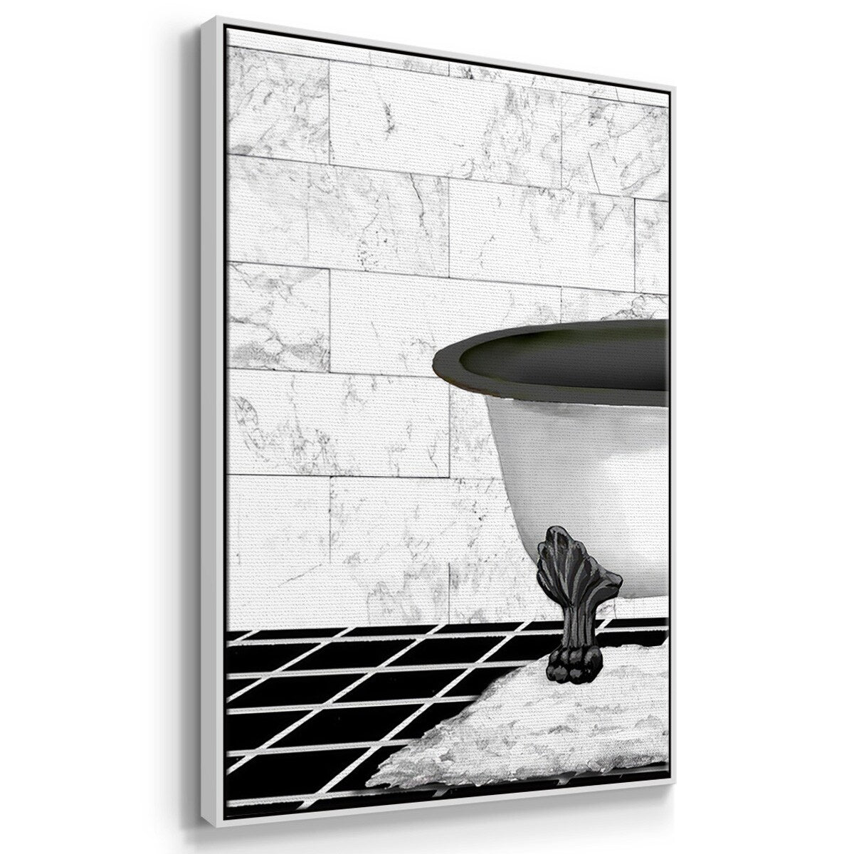 Modern Bath II - Multi Piece Framed Canvas