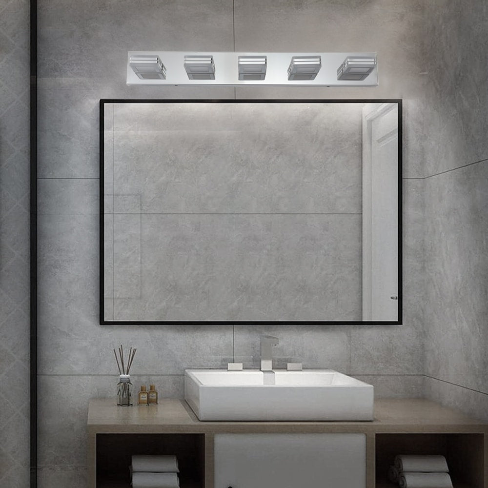 Modern Bathroom Vanity Lighting 5-Light LED Vanity Lights Wall Lights