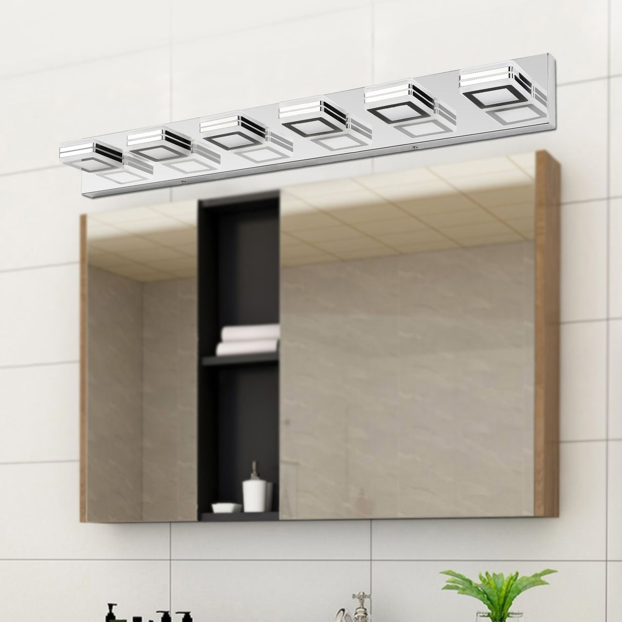 Modern Bathroom Vanity Lighting 5-Light LED Vanity Lights Wall Lights