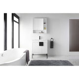 Modern Bathroom Vanity Set, Vireous China Sink Top 30"