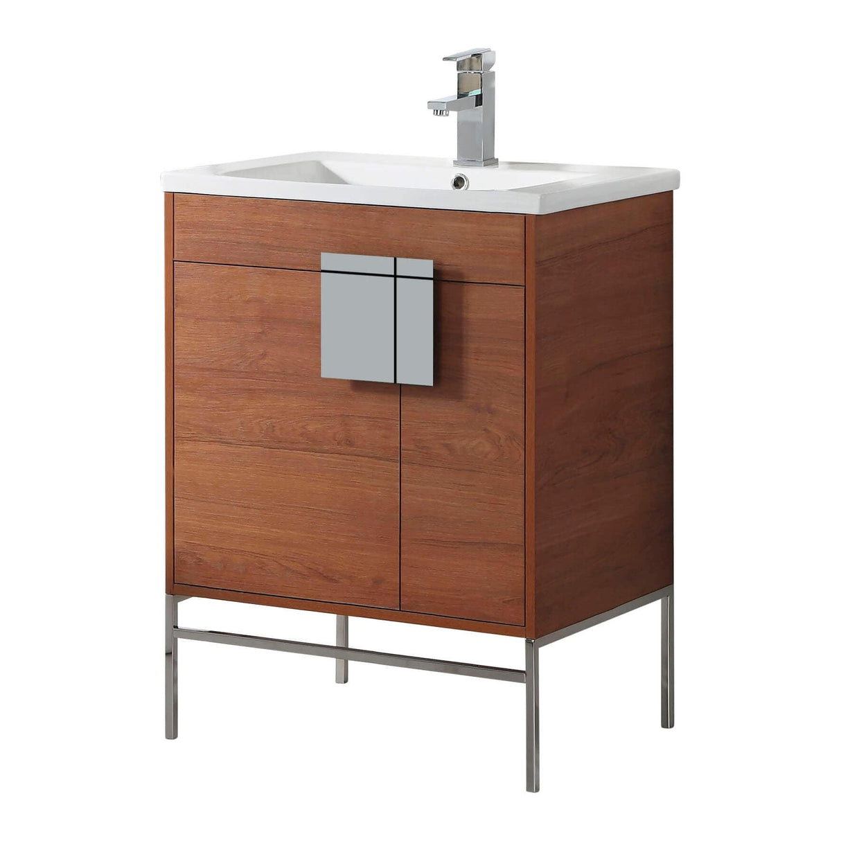 Modern Bathroom Vanity Set, Vireous China Sink Top 30"