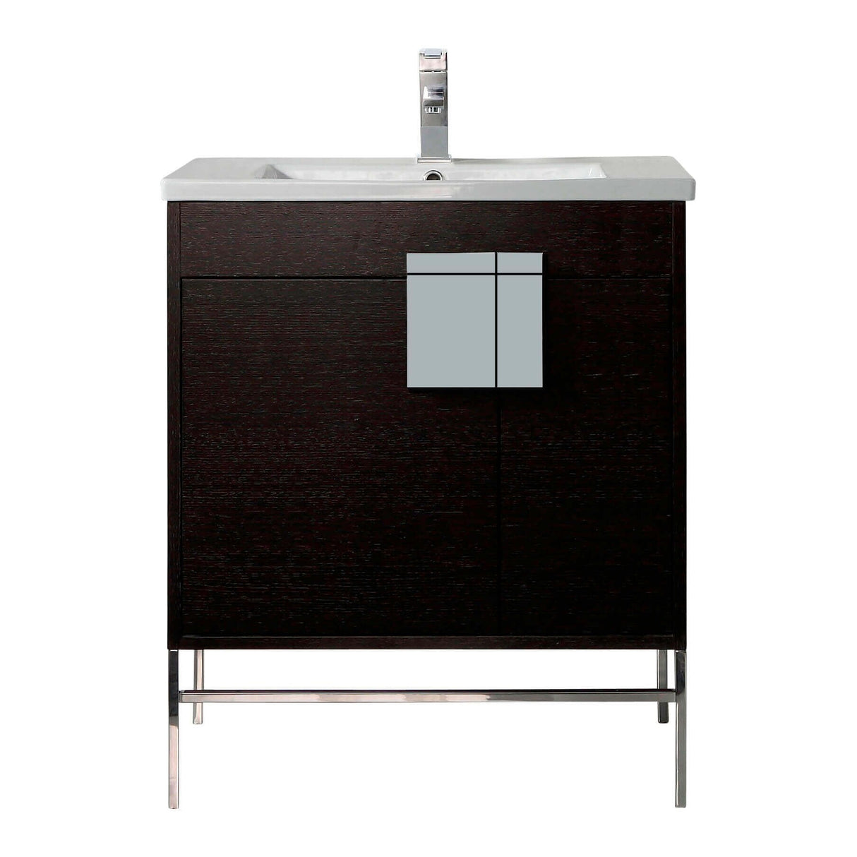 Modern Bathroom Vanity Set, Vireous China Sink Top 30"