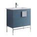 Modern Bathroom Vanity Set, Vireous China Sink Top 30"