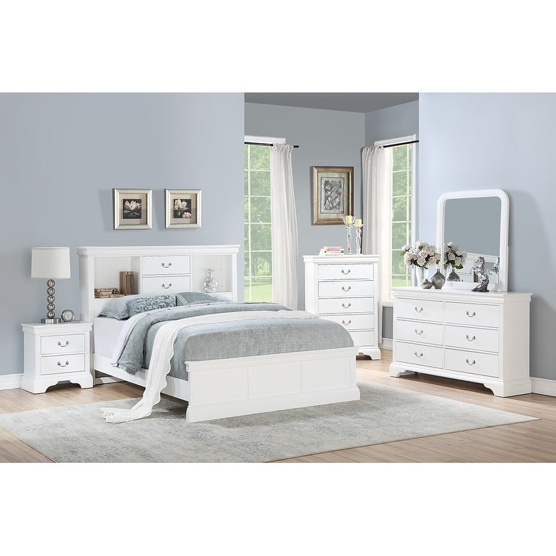Modern Bedroom Chest Of Drawers White Color Drawers Tall Chest Plywood