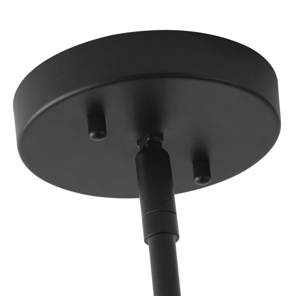 Modern Black 6-Light Geometric Lantern Hanging Light Fixture