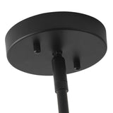 Modern Black 6-Light Geometric Lantern Hanging Light Fixture