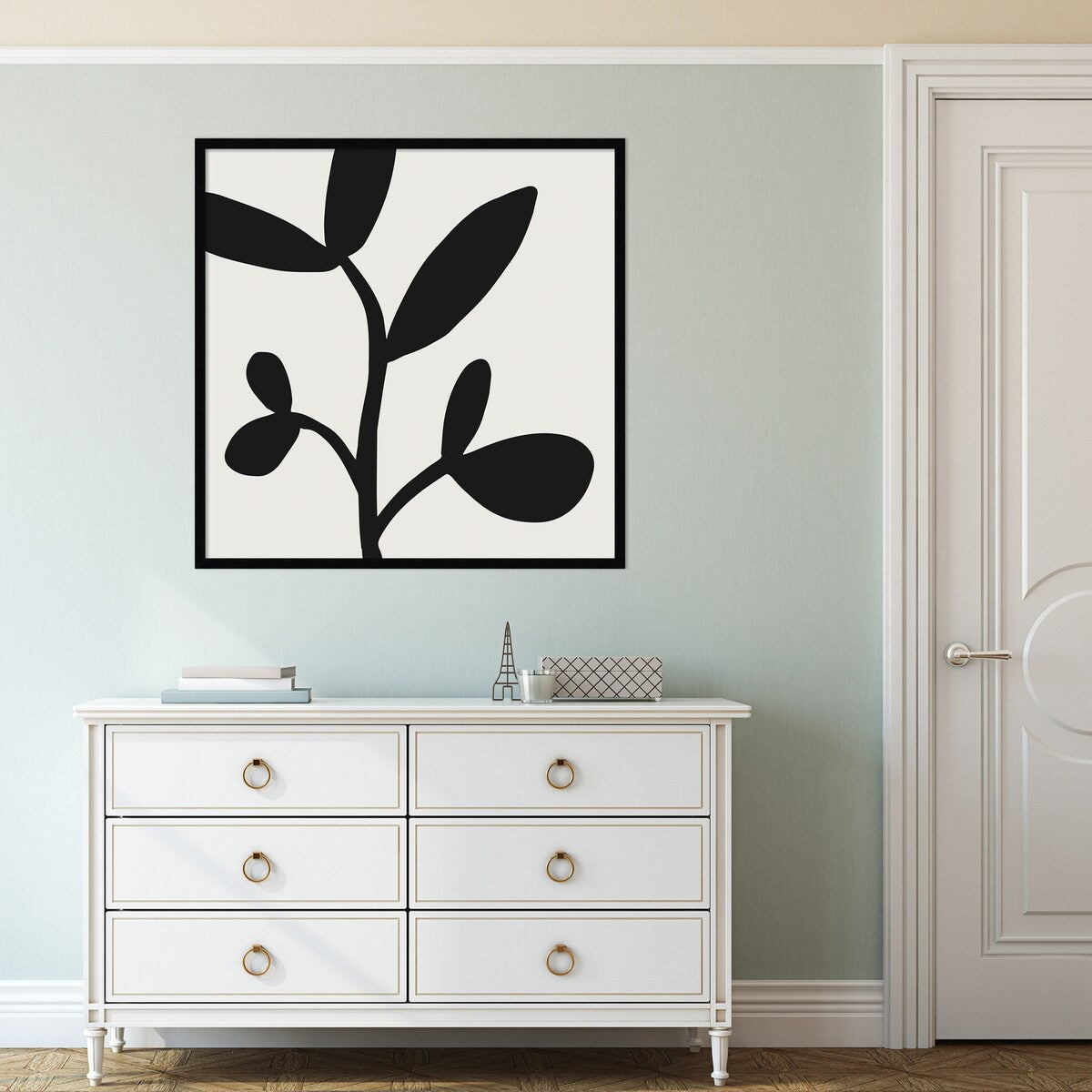 Modern Botanical Neutral Abstract 2 by The Creative Bunch Studio Framed Wall Art Print
