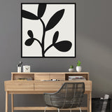 Modern Botanical Neutral Abstract 2 by The Creative Bunch Studio Framed Wall Art Print