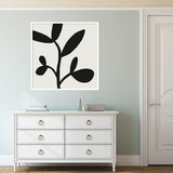 Modern Botanical Neutral Abstract 2 by The Creative Bunch Studio Framed Wall Art Print