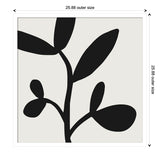 Modern Botanical Neutral Abstract 2 by The Creative Bunch Studio Framed Wall Art Print
