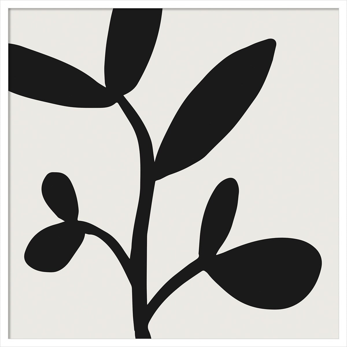 Modern Botanical Neutral Abstract 2 by The Creative Bunch Studio Framed Wall Art Print