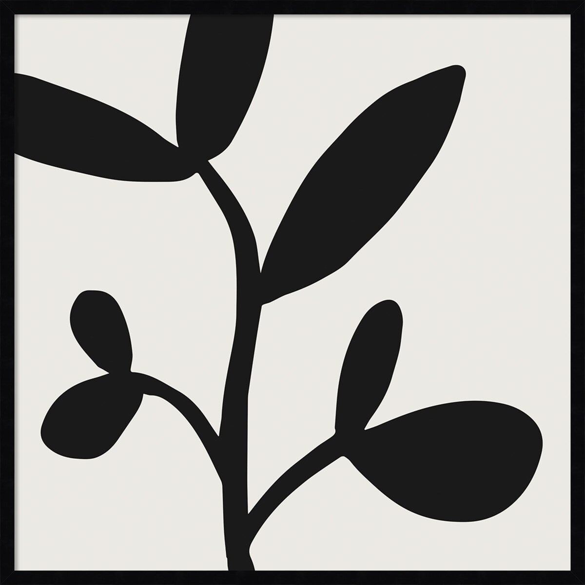 Modern Botanical Neutral Abstract 2 by The Creative Bunch Studio Framed Wall Art Print
