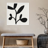 Modern Botanical Neutral Abstract 2 by The Creative Bunch Studio Framed Wall Art Print