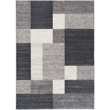 World Rug Gallery Modern Boxes Design Non-slip (Non-skid) Area Rug