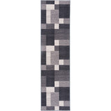 World Rug Gallery Modern Boxes Design Non-slip (Non-skid) Area Rug