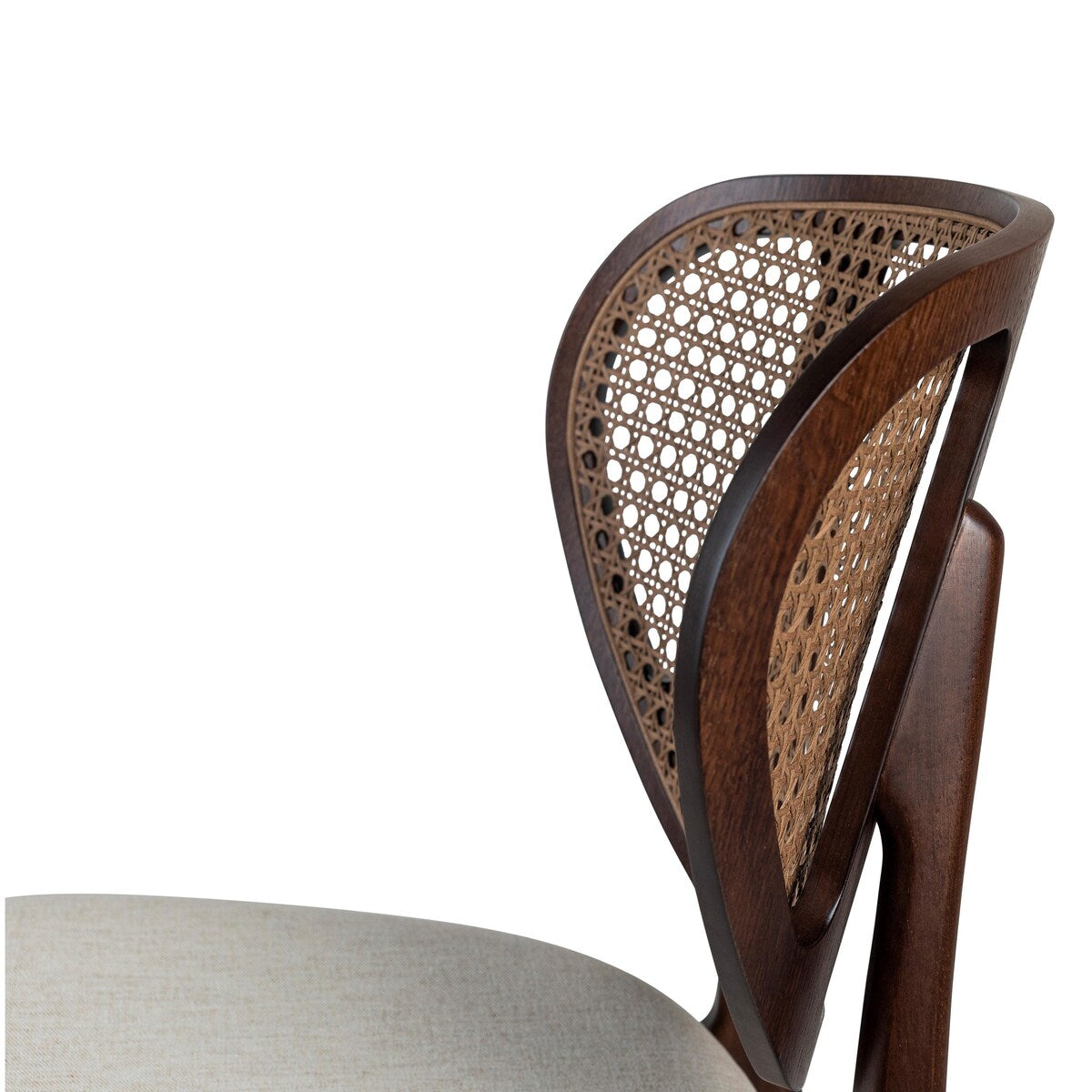 Modern Brazilian - Joelma - Cane Side Chair