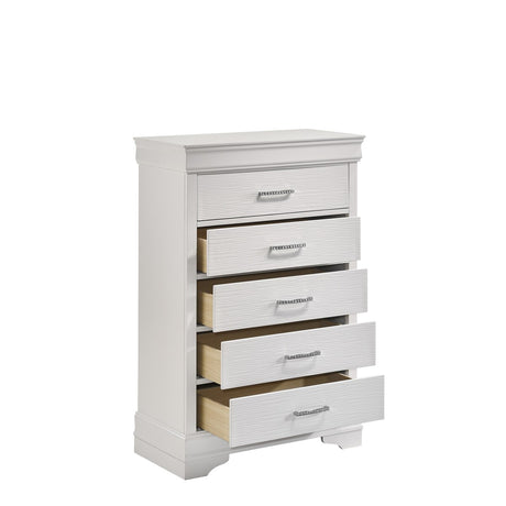 Modern Brooklyn 5 Drawers Chest made with Wood