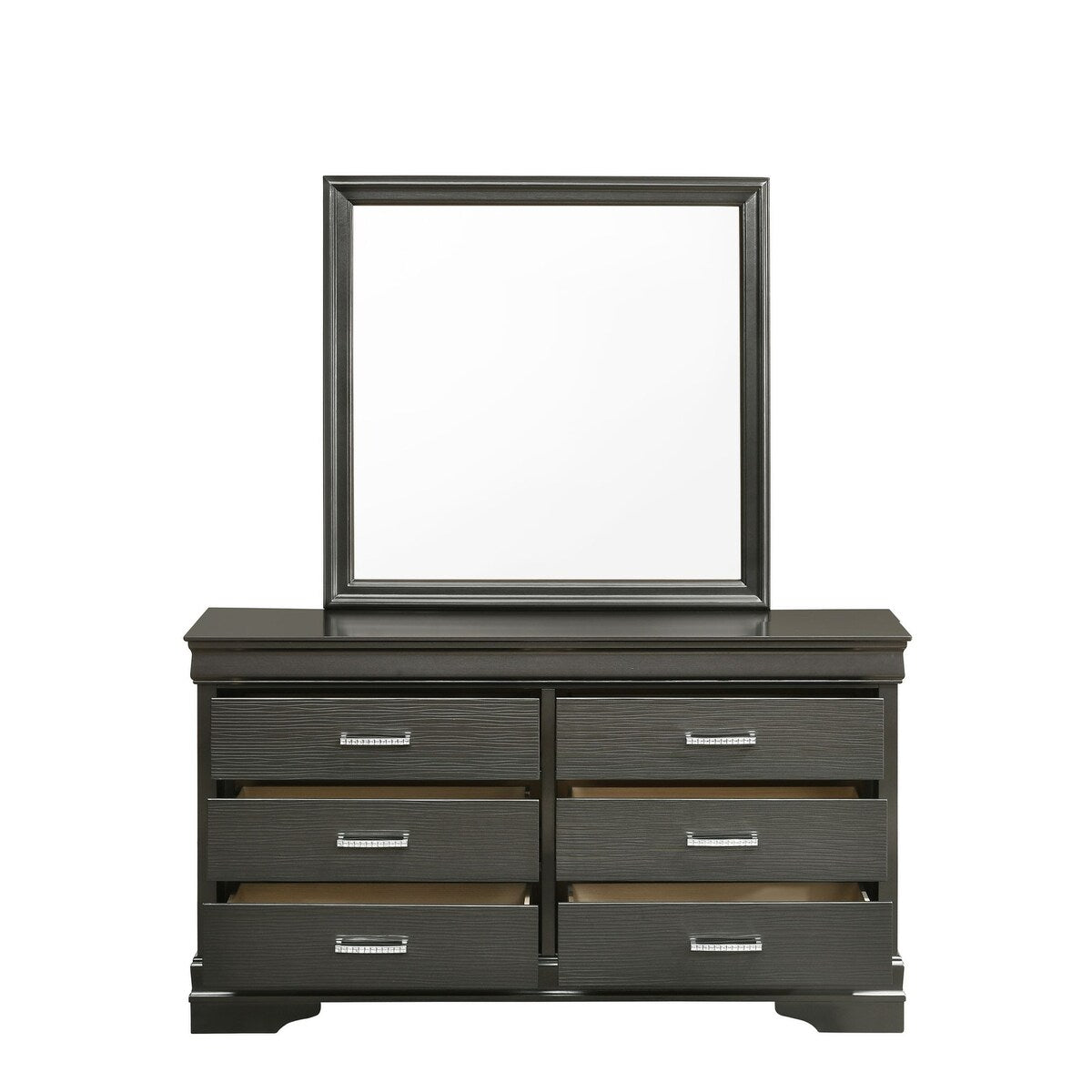 Modern Brooklyn 6 Drawer Dresser made with Wood