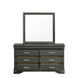 Modern Brooklyn 6 Drawer Dresser made with Wood