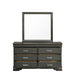 Modern Brooklyn 6 Drawer Dresser made with Wood