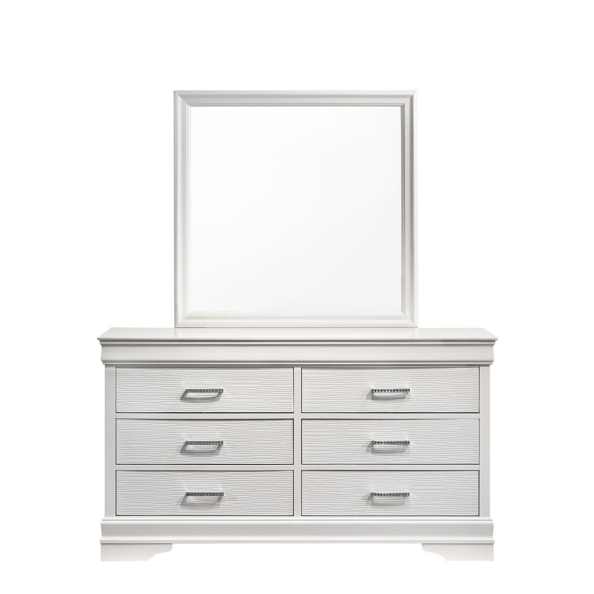 Modern Brooklyn 6 Drawer Dresser made with Wood