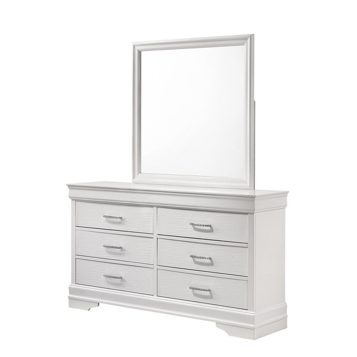 Modern Brooklyn 6 Drawer Dresser made with Wood