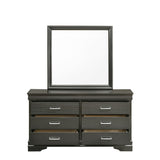 Modern Brooklyn 6 Drawer Dresser made with Wood