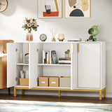 Modern Buffet Storage Cabinet, 55 Inch Sideboard Cabinet with Doors for Living Rom, Dining Room