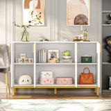 Modern Buffet Storage Cabinet, 55 Inch Sideboard Cabinet with Doors for Living Rom, Dining Room