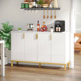 Modern Buffet Storage Cabinet, 55 Inch Sideboard Cabinet with Doors for Living Rom, Dining Room