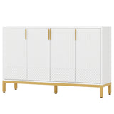 Modern Buffet Storage Cabinet, 55 Inch Sideboard Cabinet with Doors for Living Rom, Dining Room